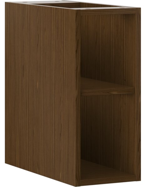 Mexen Box-A, dulap deschis cu raft 20 cm, nuc, 91AX2-0200-470-0-86