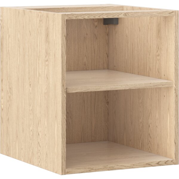 Mexen Box-A, dulap deschis cu raft 40 cm, stejar, 91AX2-0400-470-0-81