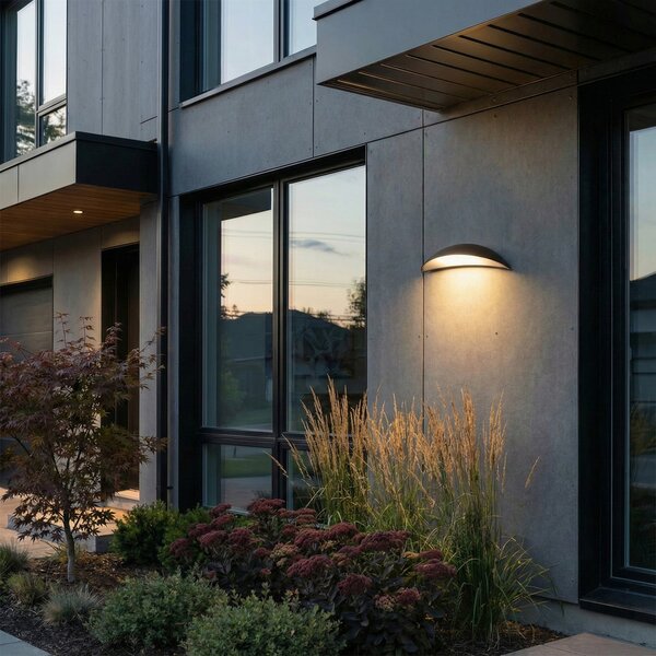 Lămpi de exterior Lindby, Zerino, Negru, Terasă, Aluminiu, Modern