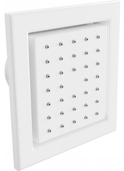 Mexen - duză de duș pentru podea, pătrată, 130x120 mm, alb, 79365-20