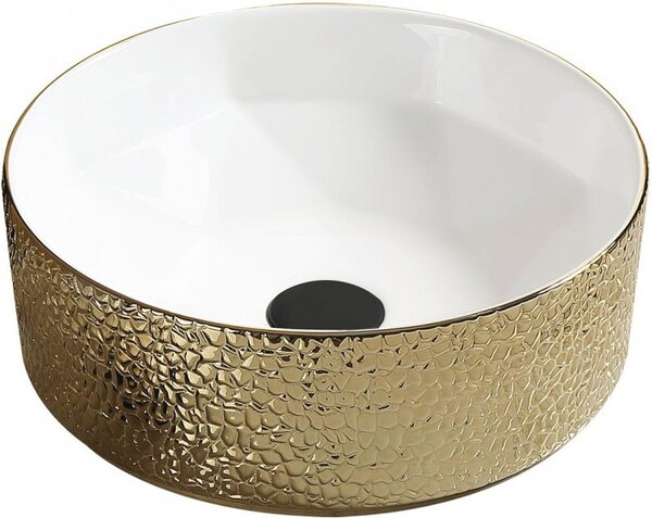 Lavoar Mexen CLARISA, 41 cm, alb/auriu, 22074153