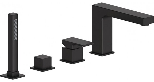Mexen CUBE - baterie pentru cada 4 orificii, negru, 72932-70