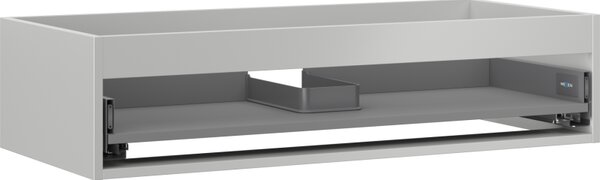 Mexen Box-A, dulap suspendat 100 cm, 1 sertar, gri mat, 91AX0-1000-235-1-62