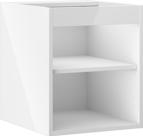 Mexen Box-A, dulap suspendat 40 cm, alb lucios, 91AX1-0400-470-1-00