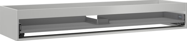Mexen Box-A, dulap suspendat 160 cm, 1 sertar, gri mat, 91AX0-1600-235-1-62