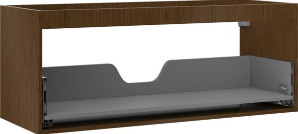 Mexen Box-A, dulap suspendat 120 cm, 1 sertar, nuc, 91AX0-1200-470-1-86