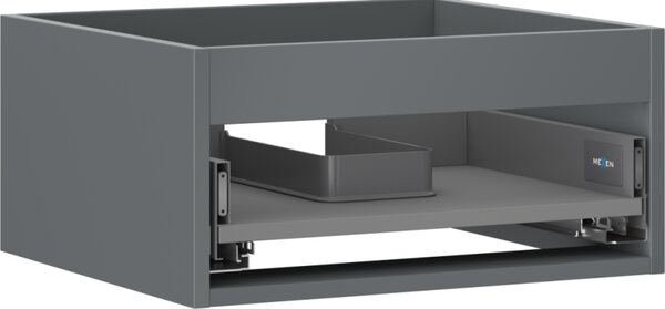 Mexen Box-A, dulap suspendat 50 cm, 1 sertar, grafit mat, 91AX0-0500-235-1-66