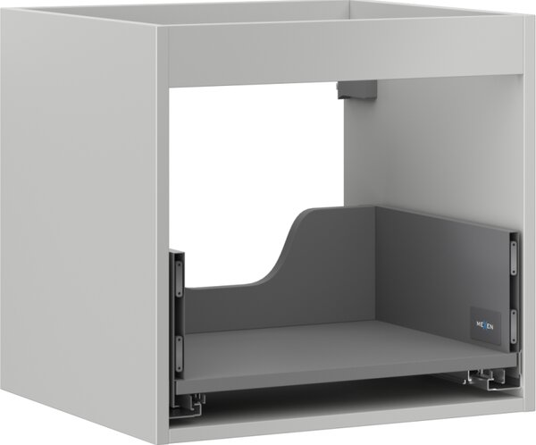 Mexen Box-A, dulap suspendat 50 cm, 1 sertar, gri mat, 91AX0-0500-470-1-62