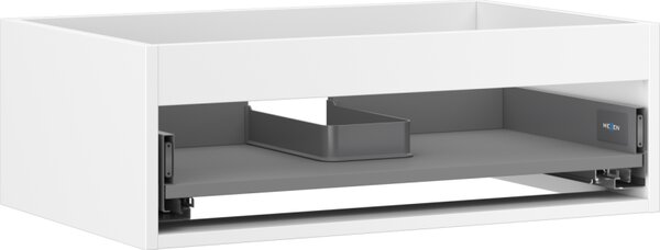 Mexen Box-A, dulap suspendat 70 cm, 1 sertar, alb mat, 91AX0-0700-235-1-01