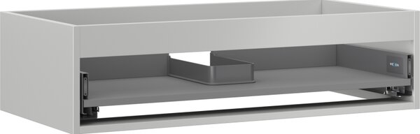 Mexen Box-A, dulap suspendat 90 cm, 1 sertar, gri mat, 91AX0-0900-235-1-62