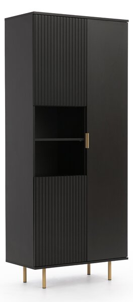 Dulap cu rafturi Nalani R3D (negru). 1071318