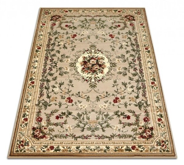 Model Lotos 1525 110, Covor Dreptunghiular, Crem Bej Dreptunghi, Bej, 80x150