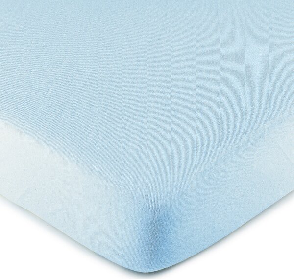 Cearşaf 4Home jersey, albastru deschis, 160 x 200 cm
