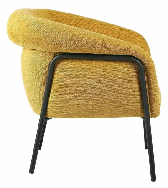Fotoliu de design CLOVER BREGO, mustar BREGO 68