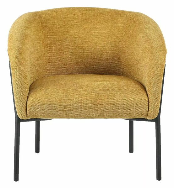 Fotoliu de design CLOVER BREGO, mustar BREGO 68