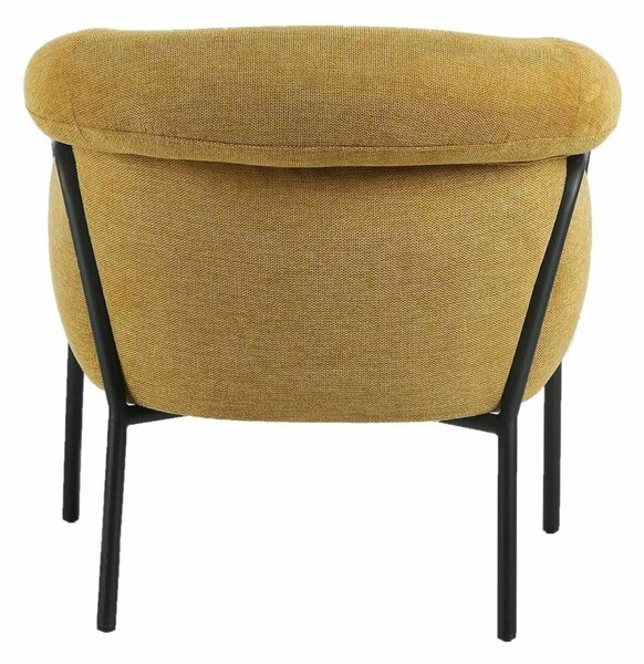 Fotoliu de design CLOVER BREGO, mustar BREGO 68