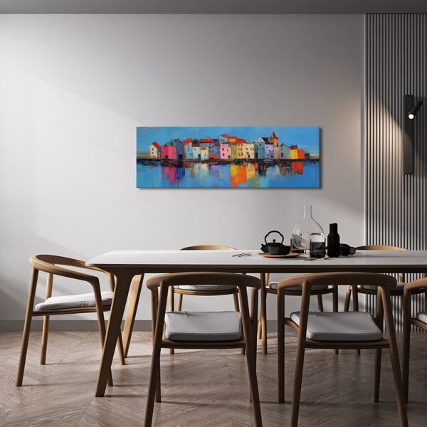 Tablou reflexii ale culorilor urbane