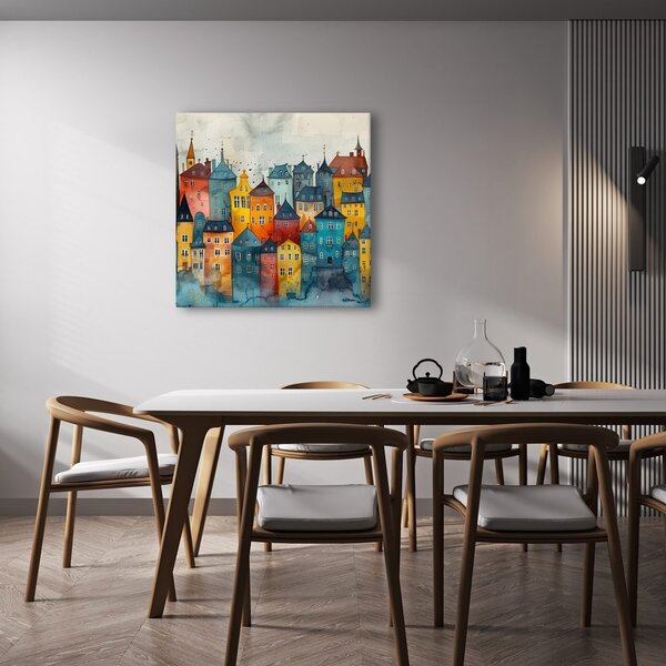 Tablou peisaj urban de basm