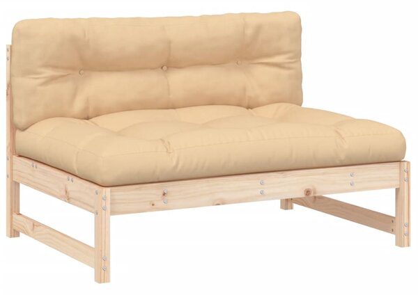 Canapea de mijloc, 120x80 cm, lemn masiv de pin