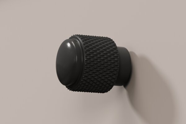 Consolă suspendată cu sertare Lorini 100 cm - cașmir / mânere negre