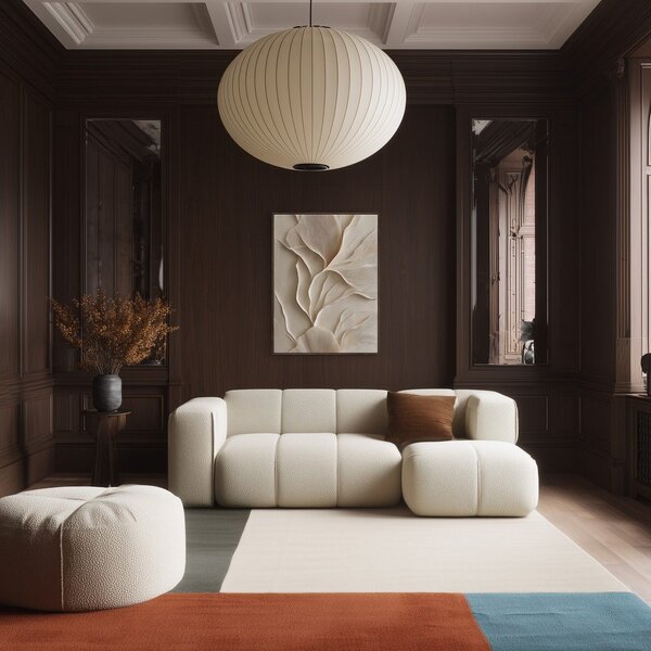 Tablou cu ramă imprimat 60x80 cm Gentle Curves – Styler