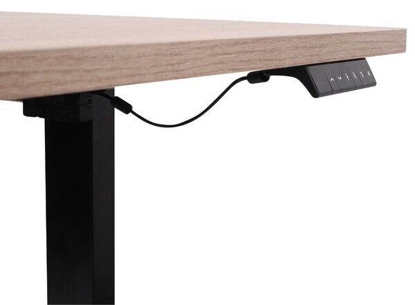 Birou reglabil cu dimensiuni customizabile Alto 100 Black
