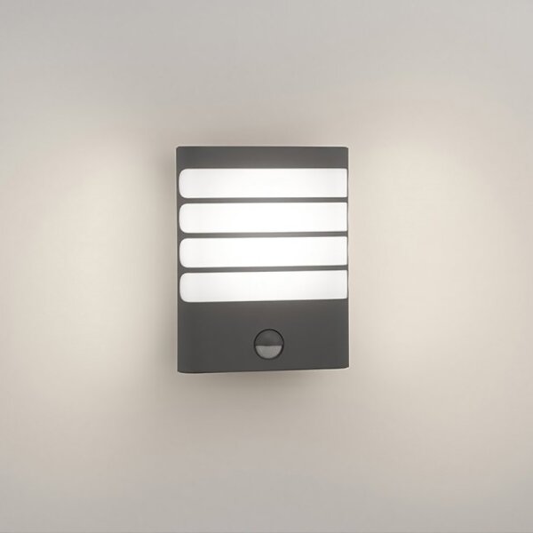 Philips RACCOON 17274/93/16-LED Aplica de exterior cu senzor LED/3W/230V IP44