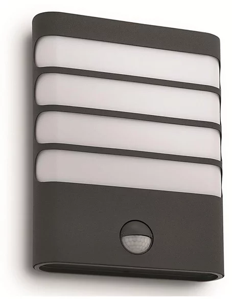 Philips RACCOON 17274/93/16-LED Aplica de exterior cu senzor LED/3W/230V IP44