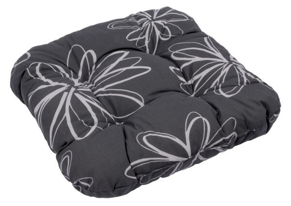 Pernă pentru scaun SŮSA negru cu floare 30200-700