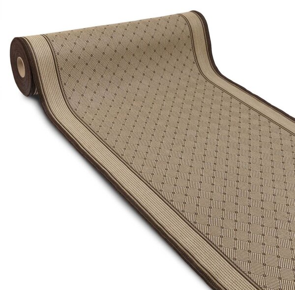 Traversa Bucatarie 1944 19, Flex Antiderapant, Crem Maro 133 x 200