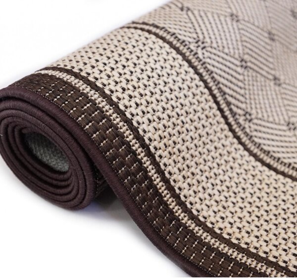 Traversa Bucatarie 1944 19, Flex Antiderapant, Crem Maro 133 x 200