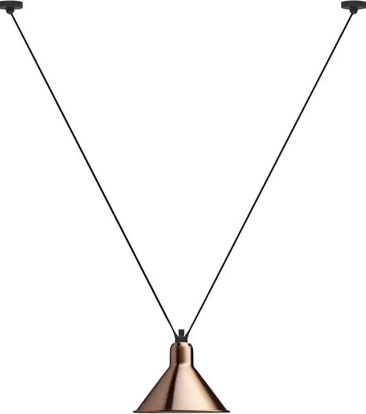 323 L Lustră Pendul Conic Copper/White - Lampe Gras