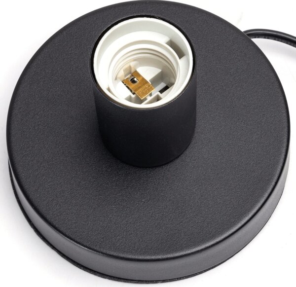 Lampă de masă Aigostar 1xE27/60W/230V negru