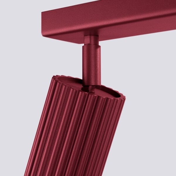 Brilagi - Plafonieră LED CRESTO cu 6 spoturi GU10, 10W, 230V, burgundiu