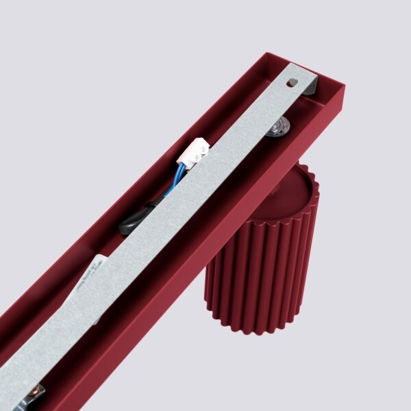 Brilagi - Plafonieră LED CRESTO cu 6 spoturi GU10, 10W, 230V, burgundiu