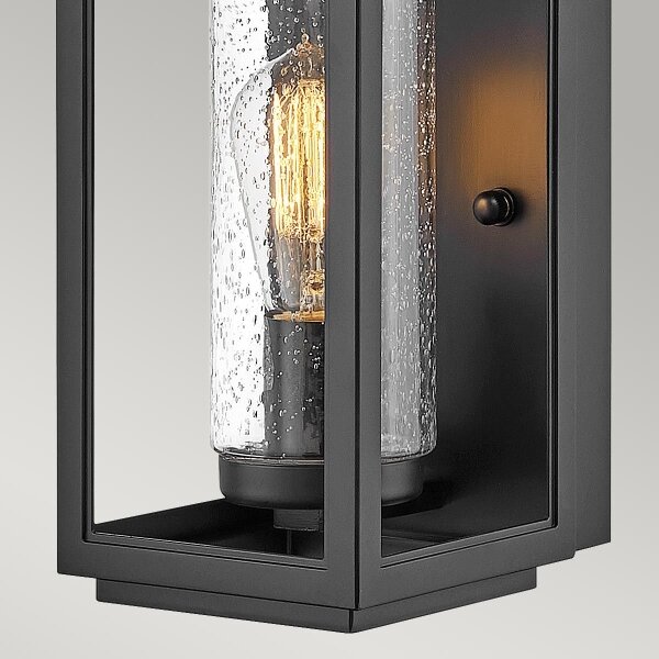 Quintiesse QN-ATWATER-S-BK -Aplică de perete pentru exterior ATWATER S 1xE27/60W/230V IP44 neagră