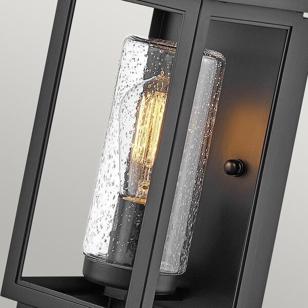 Quintiesse QN-ATWATER-S-BK -Aplică de perete pentru exterior ATWATER S 1xE27/60W/230V IP44 neagră