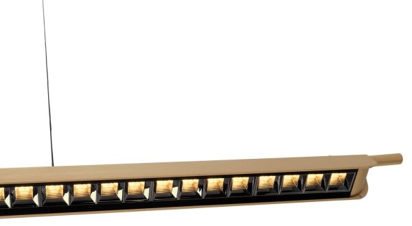 MAXLIGHT P0596 - Candelabru LED suspendat pe cablu JO-JO LED/40W/230V, auriu