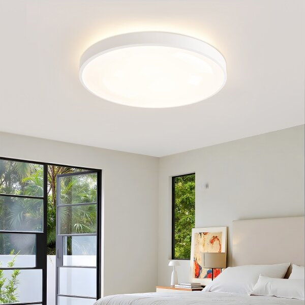 Brilagi - Corp de iluminat LED reglabil GLASS POOL DOUBLE LED/60W/230V 50 cm alb + telecomandă