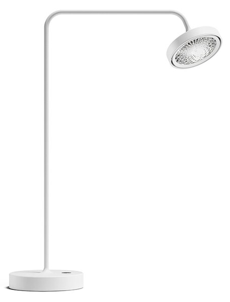 Lampă de masă Sigor, Nivo, reglabil, Alb, Camera de zi, Aluminiu, Modern