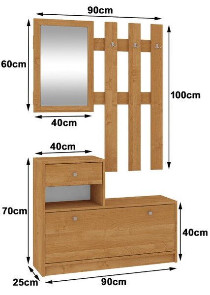 Mobilier hol Zariel (arin). Promo -17%. 1068548