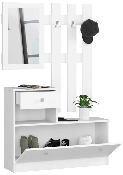 Mobilier hol Zariel (Alb). Promo -14%. 1068611