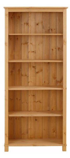 Bibliotecă din lemn masiv de pin Støraa Pinto