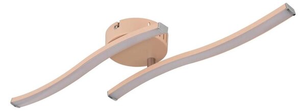Lustră LED aplicată Globo 67178P TYLER LED/12W/230V 3000K portocaliu