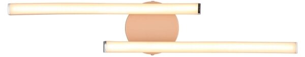 Lustră LED aplicată Globo 67178P TYLER LED/12W/230V 3000K portocaliu