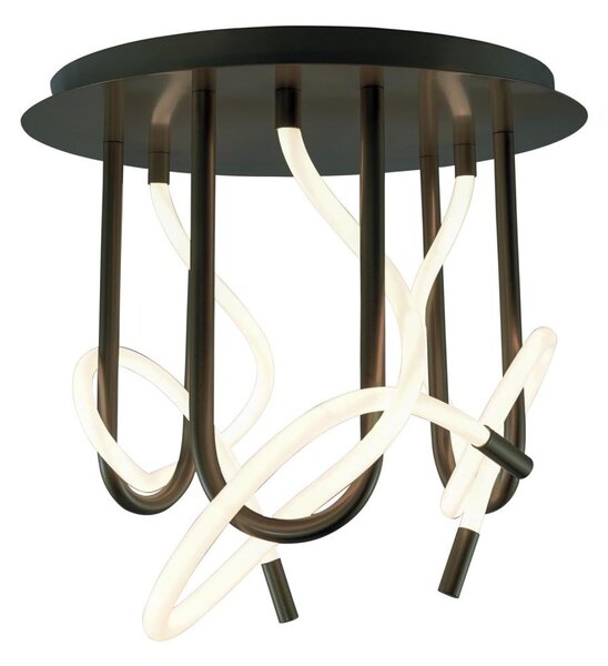 Lustră LED aplicată Zuma Line 2023573-BK BALBO LED/45W/230V 3000/4000/6000K