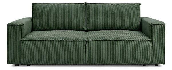 Canapea Extensibilă 3 locuri CLOUD, cu ladă de depozitare, 240x87x85 cm, Verde-Zoom