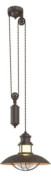 Louisanne Adjustable Lustră Pendul Brown - Lindby