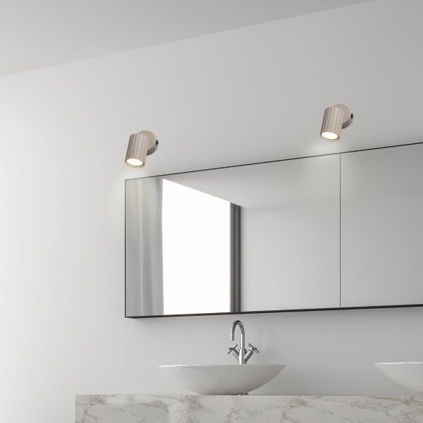 Brilagi - Aplică de perete cu spot CRISPINA 1xGU10/10W/230V bej