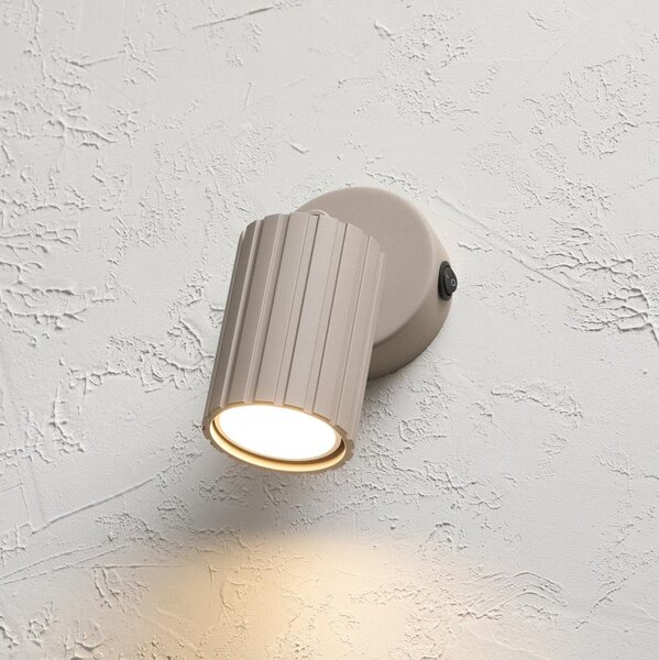 Brilagi - Aplică de perete cu spot CRISPINA 1xGU10/10W/230V bej